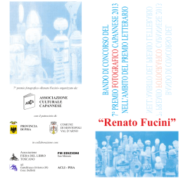 “Renato Fucini” - Associazione Culturale Capannese