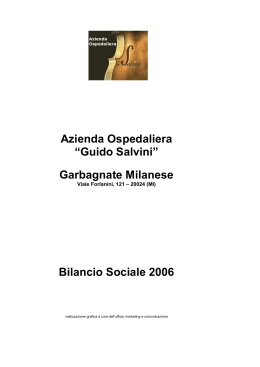 Bilancio Sociale 2006