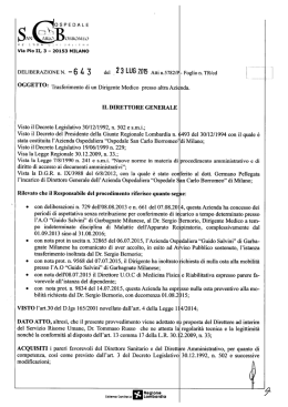 DELIBERAZIONE N. - 6 L 3 del ,23 LUG 21115 Atti n.5782/P