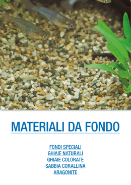 materiali da fondo speciali