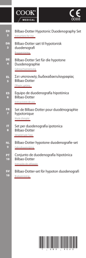 Bilbao-Dotter Hypotonic Duodenography Set Bilbao