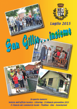 luglio 2015 - Comune di San Gillio
