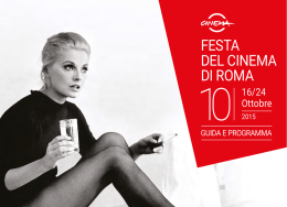 programma - Festa del Cinema di Roma