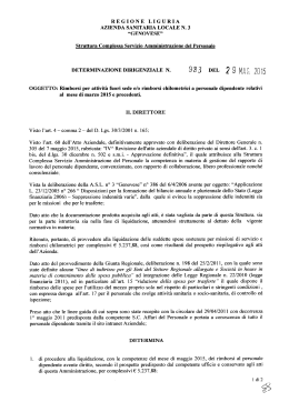 determinazione dirigenziale n. 9 83 del 2 9 mg 2u15
