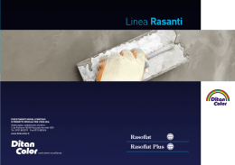 RIVESTIMENTI MURALI CONTINUI E PRODOTTI