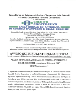 Credito Cooperativo - Cassa Rurale ed Artigiana di Cortina d