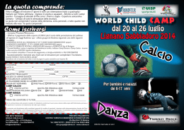 Calcio - WorldChild ASD