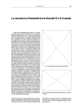 La ceramica in Piemonte tra la fine del VI e il X secolo