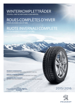 WINTERKOMPLETTR&auml;DER ROUES COMPL&Egrave;TES