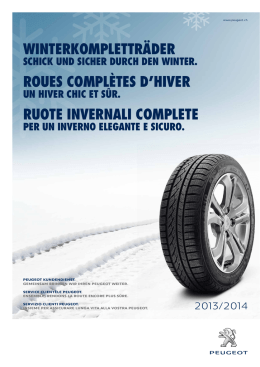 WINTERKOMPLETTR&auml;DER ROUES COMPL&egrave;TES D