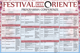 Scaricate il programma delle conferenze