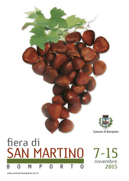 SAN MARTINO 7-15 - Comune di Bomporto