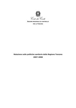 Sezione regionale di controllo per la Toscana