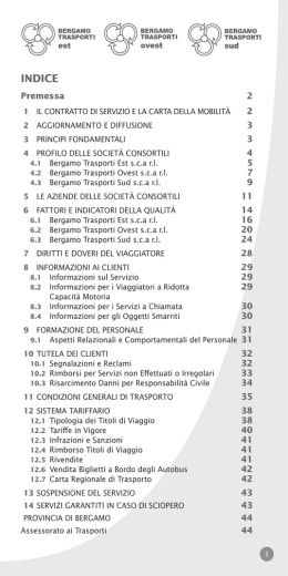 INDICE - Bergamo Trasporti