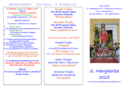programma S. Margherita 2015