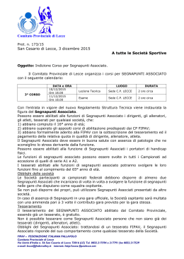 Comitato Provinciale di Lecce San Cesario di Lecce, 3