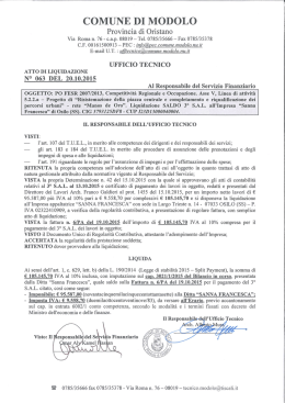 Sito ufficiale del Comune di Modolo