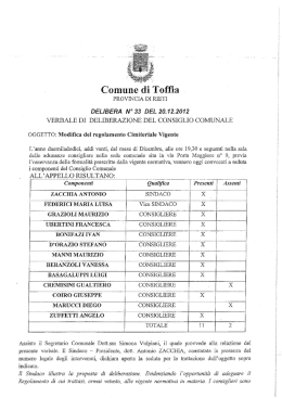 n.33 del 20.12.2012-Modifica del regolamento