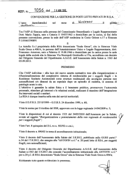 Repertorio atti n. 1056 del 29.11.2013