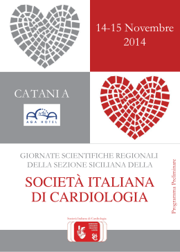 Programma - Società Italiana di Cardiologia