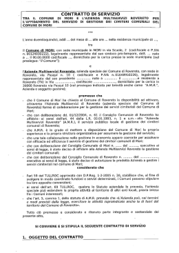 Allegato - Comune di Mori