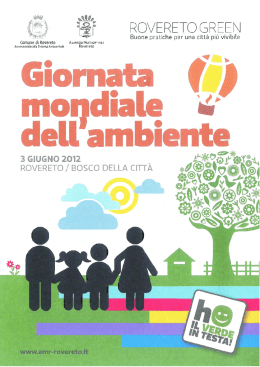 Giornata Mondiale dell`ambiente