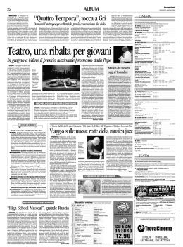 &ldquo;Quattro Tempora&rdquo;, tocca a Gri