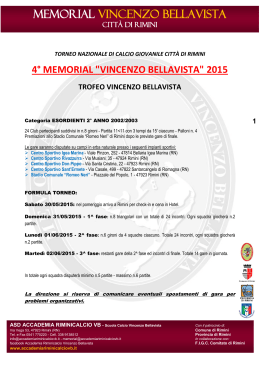 Scarica il calendario - Accademia Riminicalcio VB