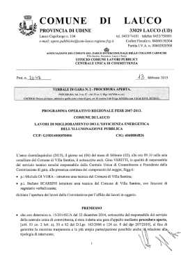 COMUNE DI LAUCO