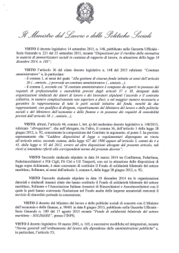 D.M. 30 novembre 2015