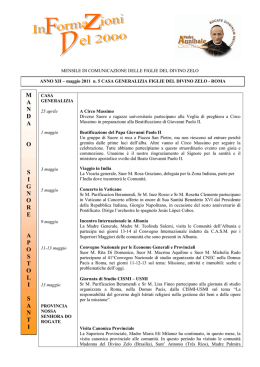 Informazioni Maggio 2011 n.5