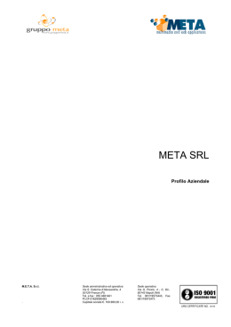 META SRL - Newsletter