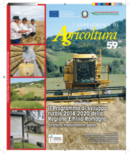 Il Programma di sviluppo rurale 2014