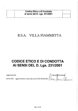 R.S.A. VILLA FIAMMETTA