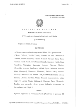 Scarica Documento - Agenzia Regionale di Protezione Civile