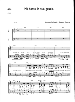partitura - Movimento Giovanile