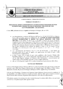 verbale_1 - Comune di Selargius
