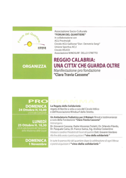 manifestazione gallico 2 - Fondazione Clara Travia Cassone