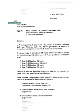 trasporto - CISL del Trentino
