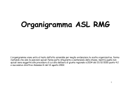 Organigramma ASL RMG