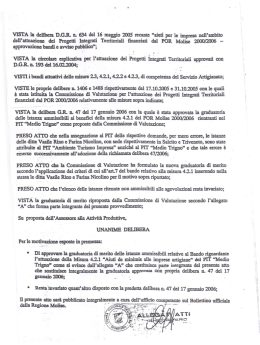 VISTA la circolare esplicativa per l`attuazione dei rmg=rﬁ integrati