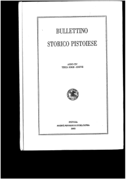 PDF Viewing archiving 300 dpi - Archivio Capitolare di Pistoia