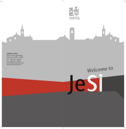 Welcome to - Comune di Jesi