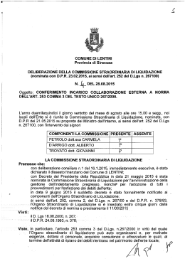 conferimento incarico collaborazione esterna a