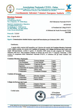 __ Associazione Nazionale CIVES - Onlus .