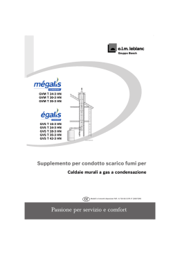 Libretto scarico fumi