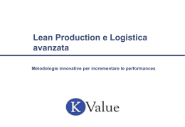 Lean Production e Logistica avanzata