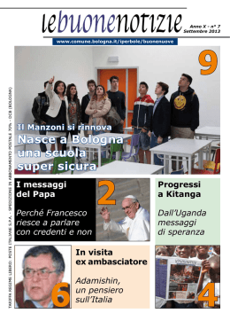 Nasce a Bologna una scuola super sicura