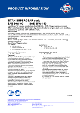 TITAN SUPERGEAR serie SAE 80W-90 SAE 85W-140