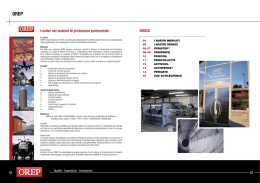 leader nei sistemi di protezione perimetrale InDIcE